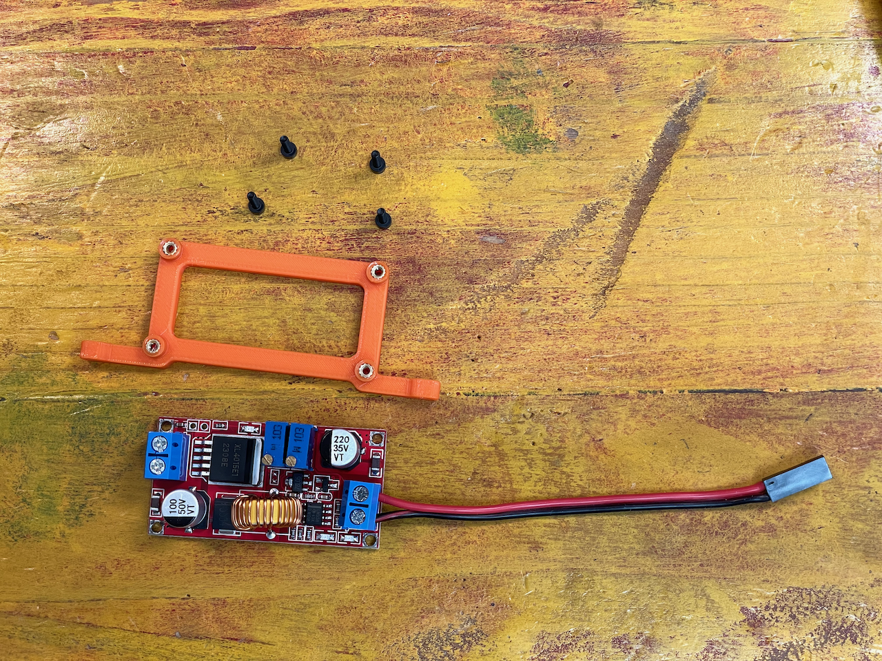 Power Cable Installed on Voltage Regulator